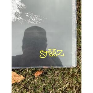 Original 2005 steez poster monkey wearing headphones